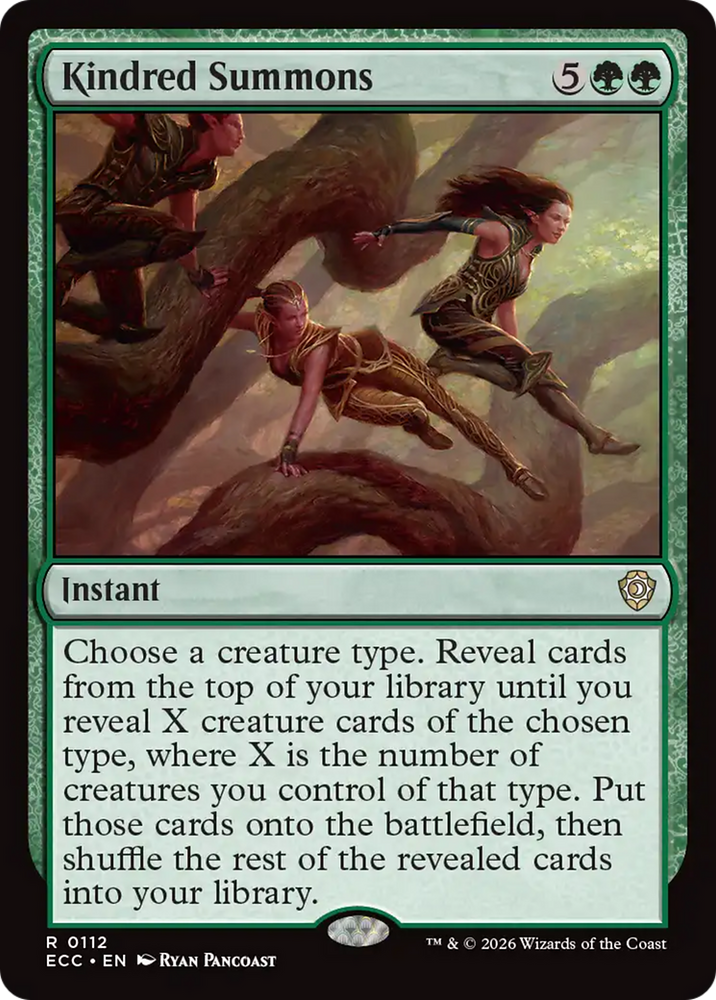 Kindred Summons [Lorwyn Eclipsed Commander] Magic: The Gathering