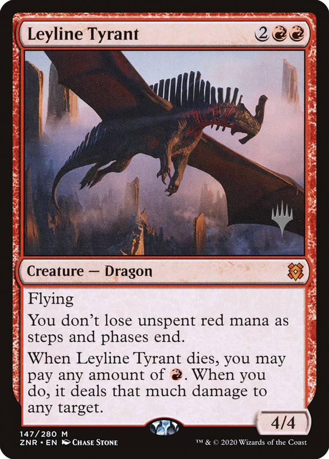 Leyline Tyrant (Promo Pack) [Zendikar Rising Promos] Magic: The Gathering