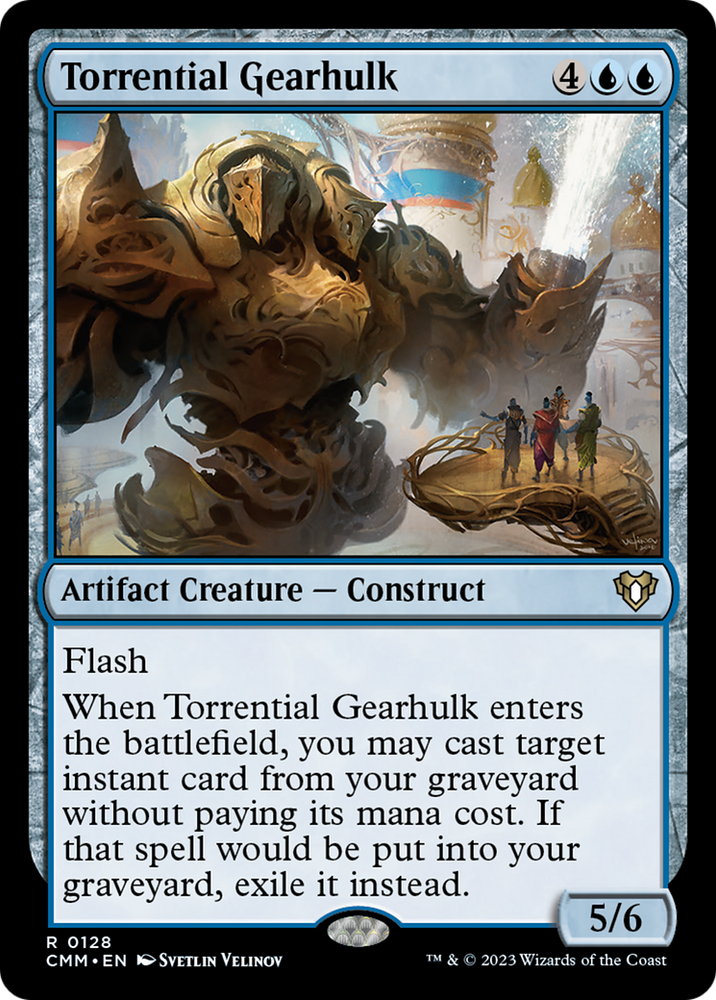 Torrential Gearhulk [Commander Masters] Magic: The Gathering
