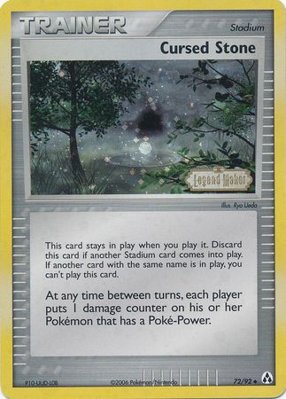 Cursed Stone (72/92) (Stamped) [EX: Legend Maker] Pokémon
