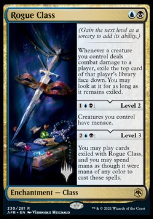 Rogue Class (Promo Pack) [Dungeons & Dragons: Adventures in the Forgotten Realms Promos] Magic: The Gathering