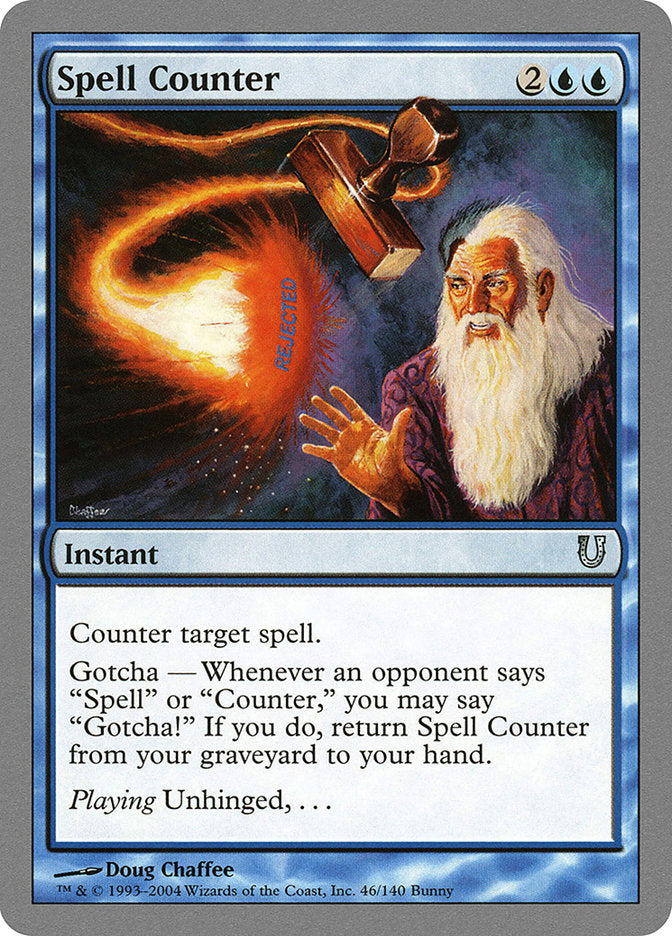 Spell Counter [Unhinged] Magic: The Gathering