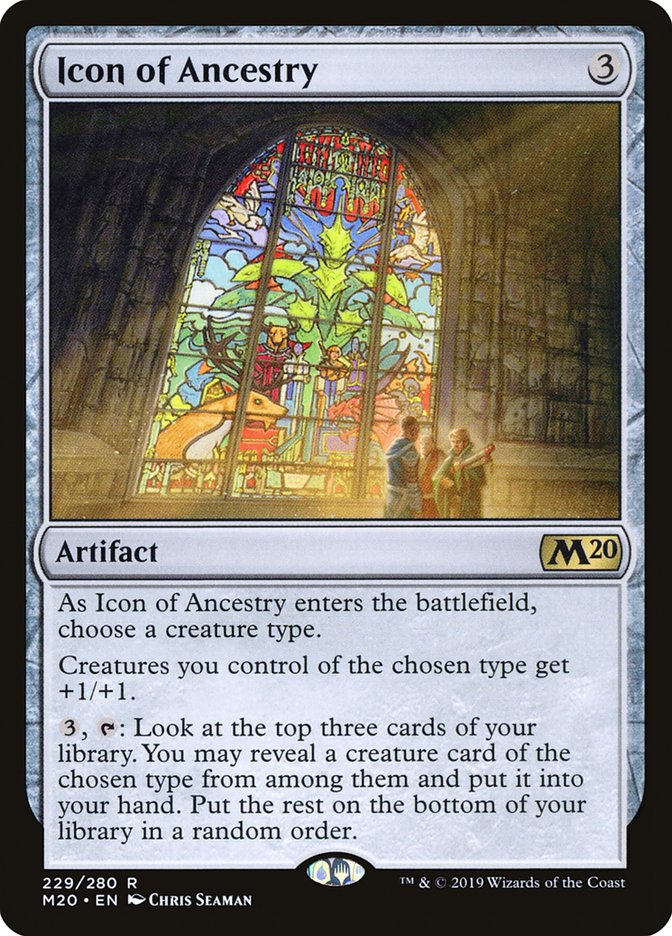 Icon of Ancestry [Core Set 2020] Magic: The Gathering