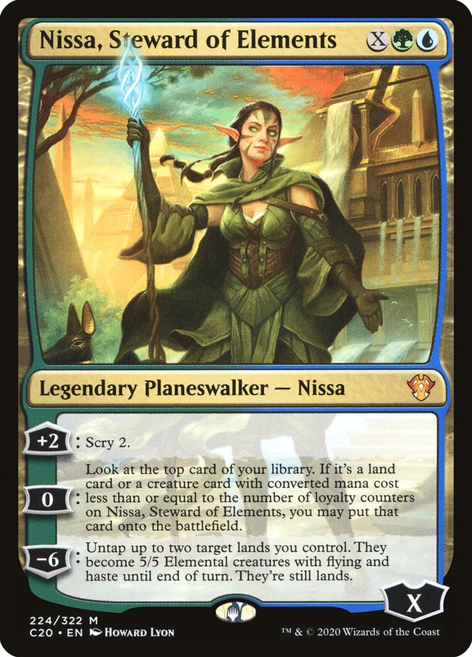 Nissa, Steward of Elements [Commander 2020] Magic: The Gathering