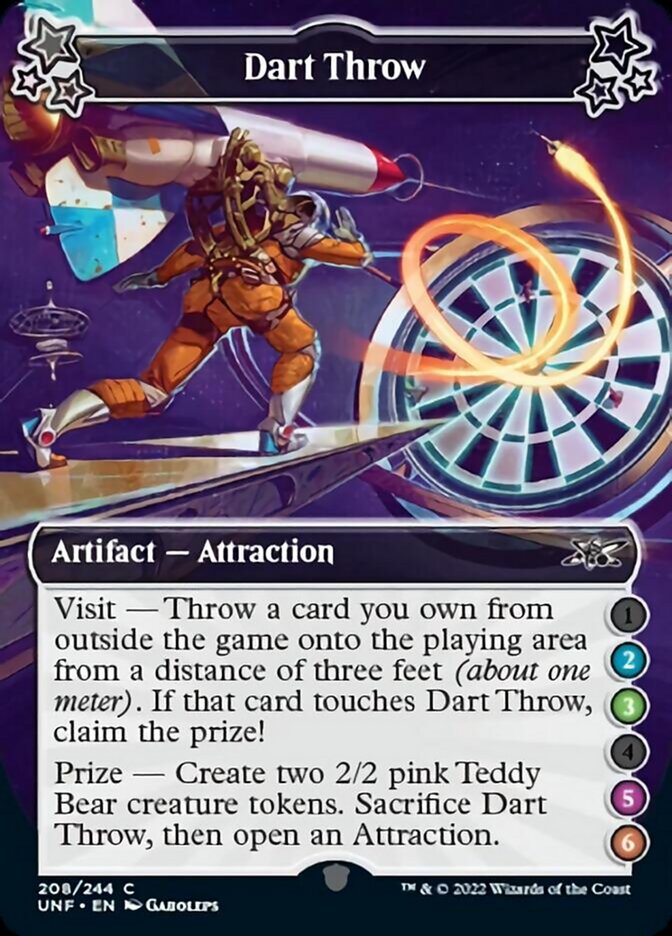 Dart Throw (2-3-5-6) [Unfinity] Magic: The Gathering