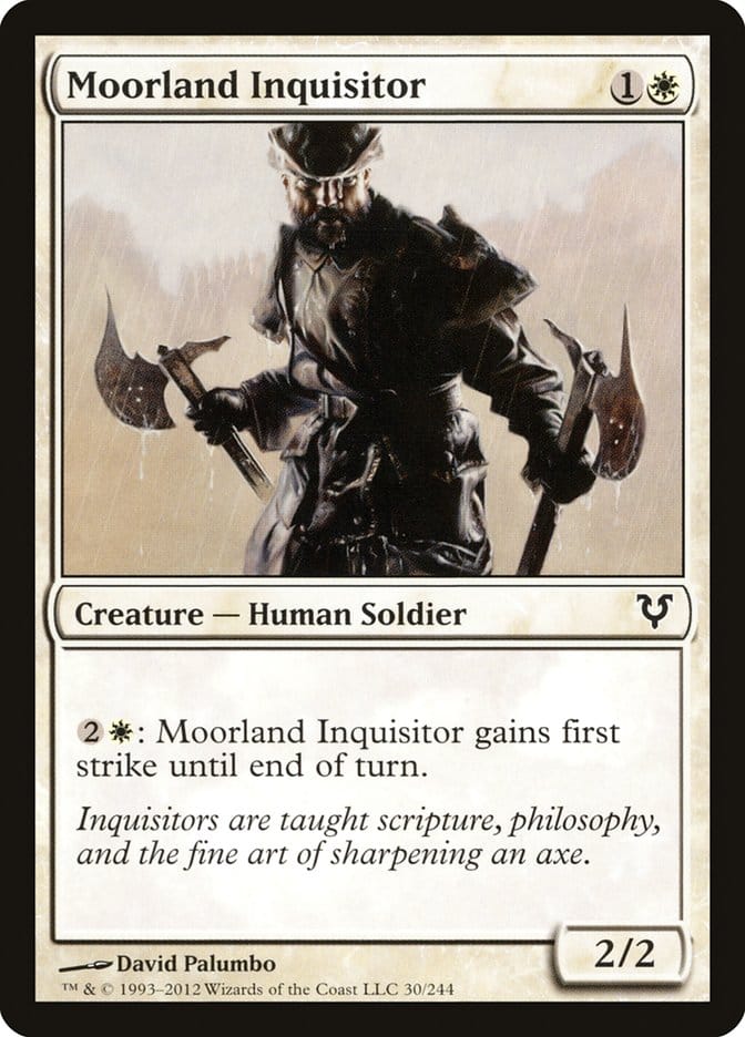 Moorland Inquisitor [Avacyn Restored] Magic: The Gathering