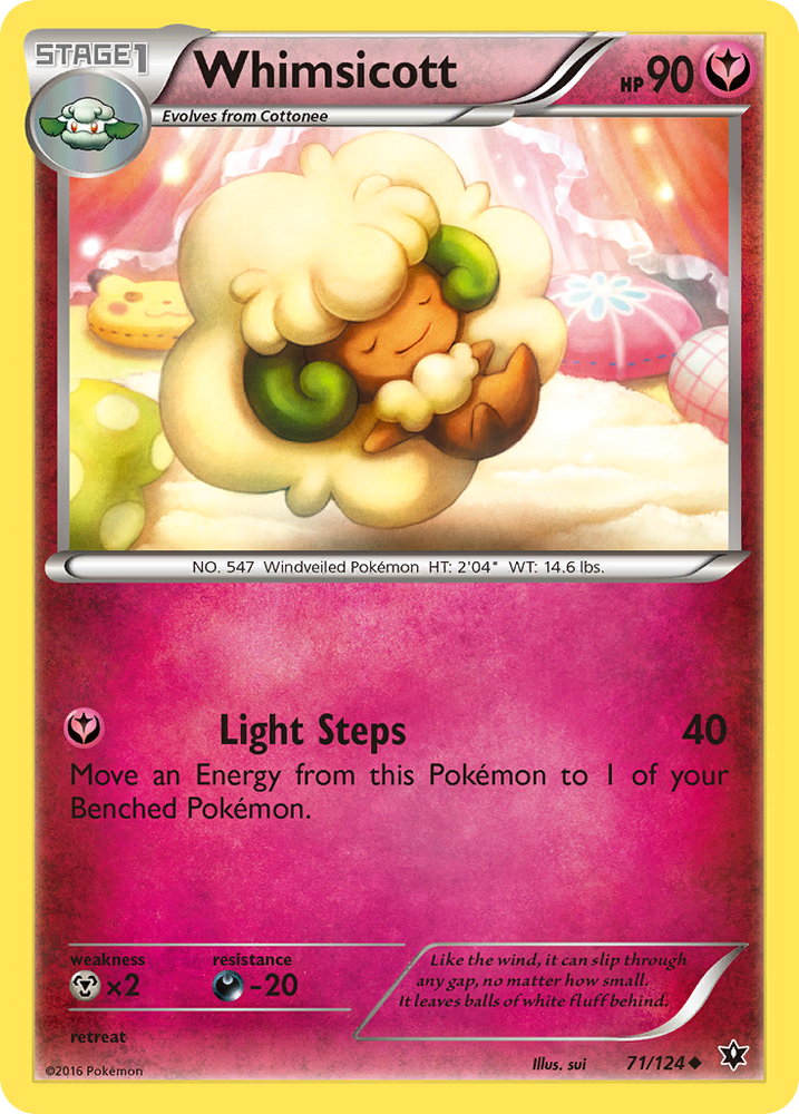 Whimsicott (71/124) [XY: Fates Collide] Pokémon