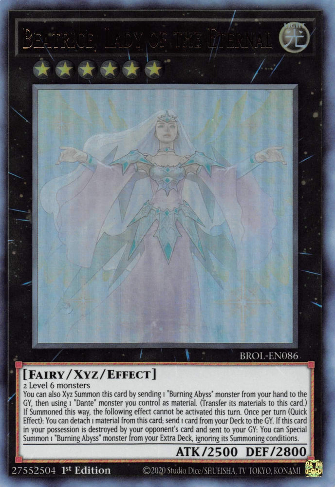 Beatrice, Lady of the Eternal [BROL-EN086] Ultra Rare - Yugioh Cards For Your TCG Needs!