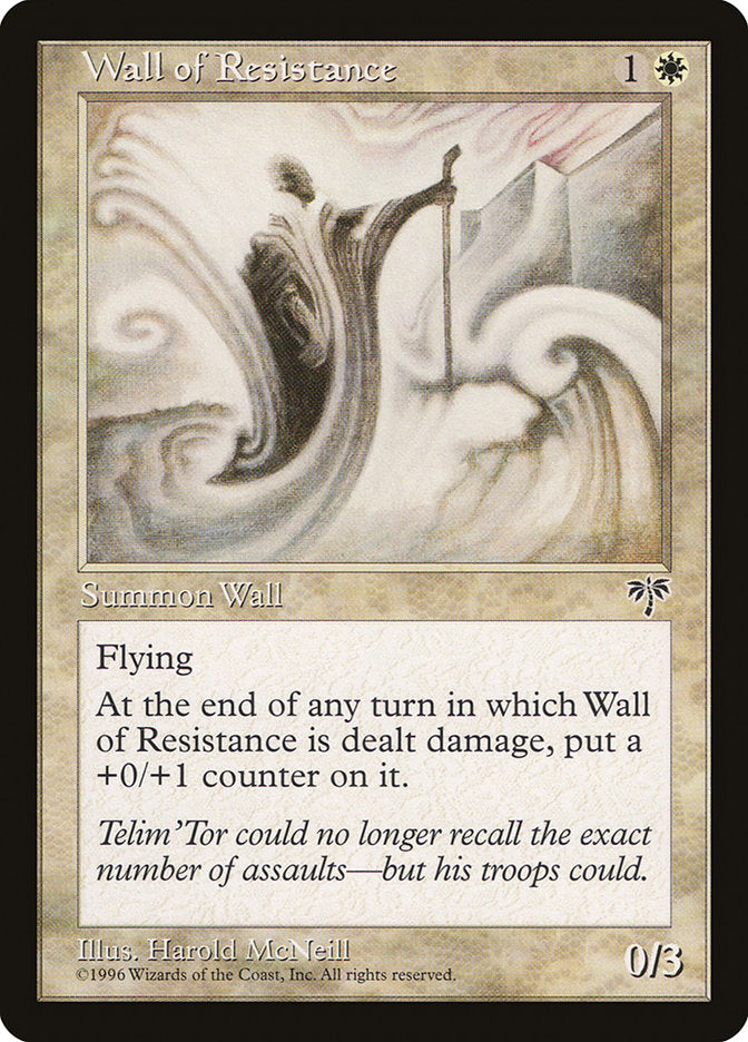 Wall of Resistance [Mirage] Magic: The Gathering