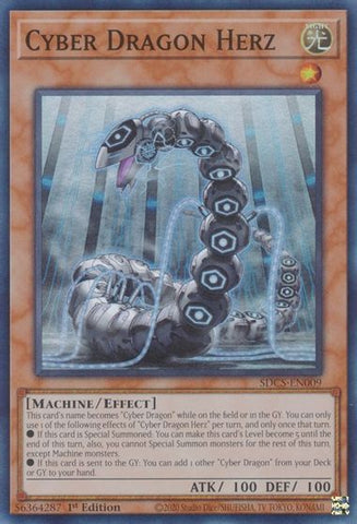 Cyber Dragon Herz [SDCS-EN009] Super Rare - Yugioh Cards For Your TCG Needs!