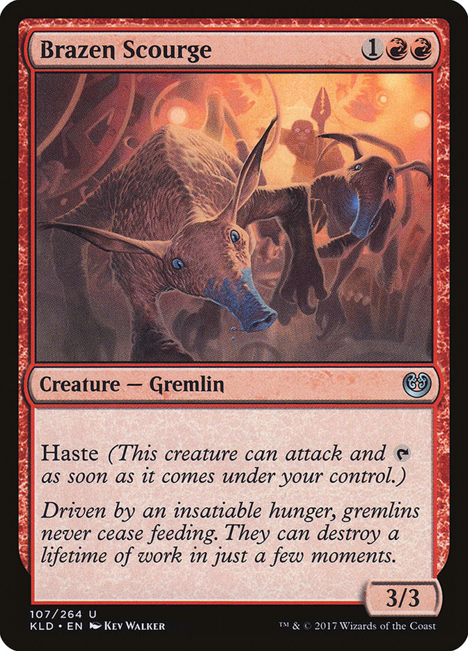 Brazen Scourge (Intro Pack) [Kaladesh Promos] Magic: The Gathering