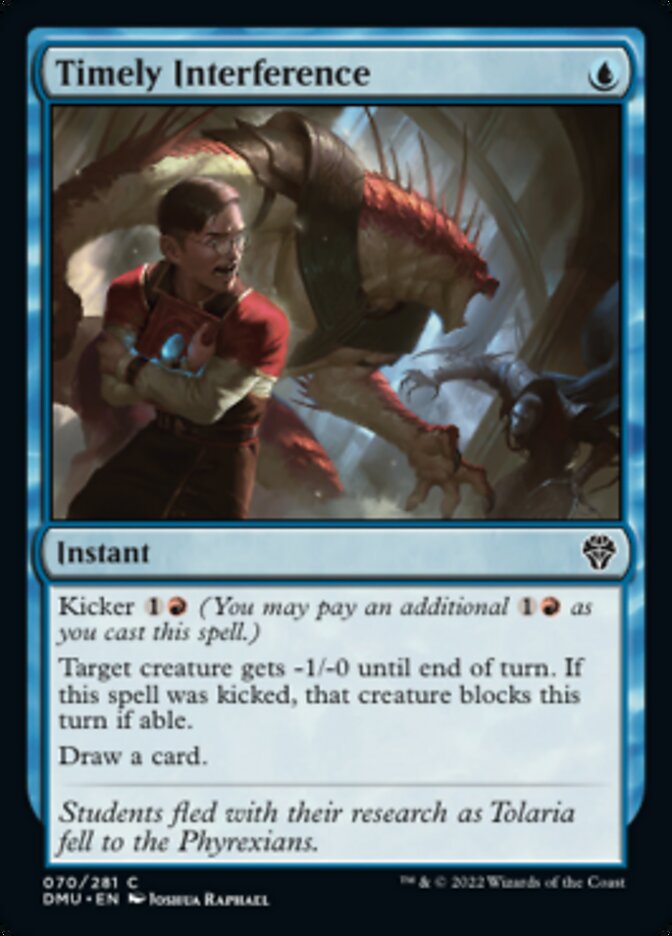 Timely Interference [Dominaria United] Magic: The Gathering