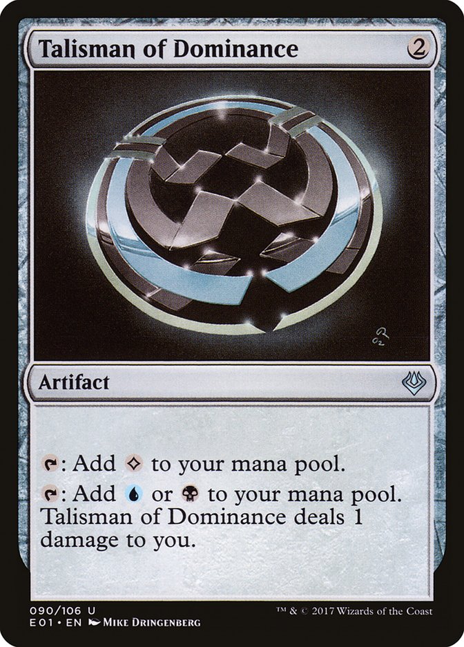 Talisman of Dominance [Archenemy: Nicol Bolas] Magic: The Gathering