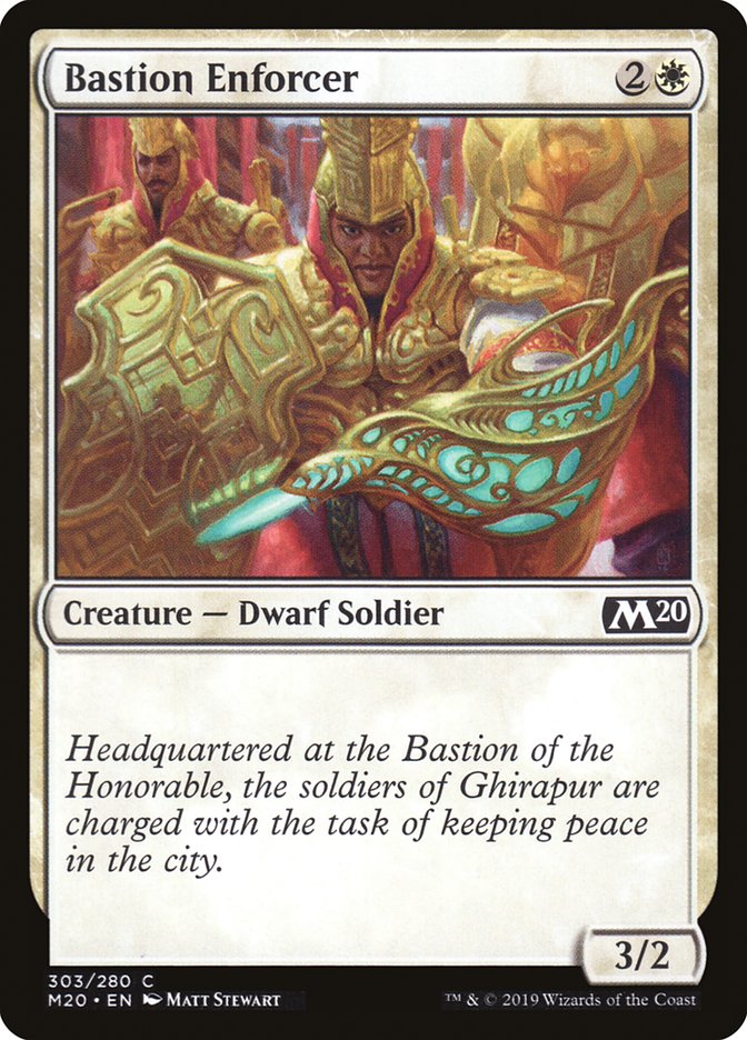 Bastion Enforcer [Core Set 2020] Magic: The Gathering