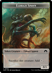 Eldrazi Spawn // Food Double-Sided Token [Modern Horizons 3 Tokens] Magic: The Gathering
