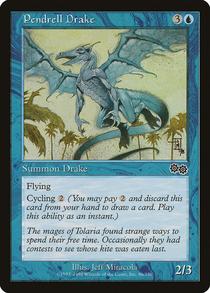 Pendrell Drake [Urza's Saga] Magic: The Gathering