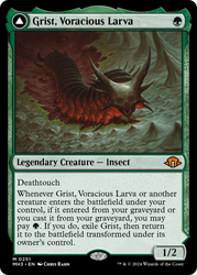 Grist, Voracious Larva // Grist, the Plague Swarm [Modern Horizons 3] Magic: The Gathering