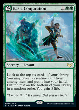 Basic Conjuration [Strixhaven: School of Mages] Magic: The Gathering