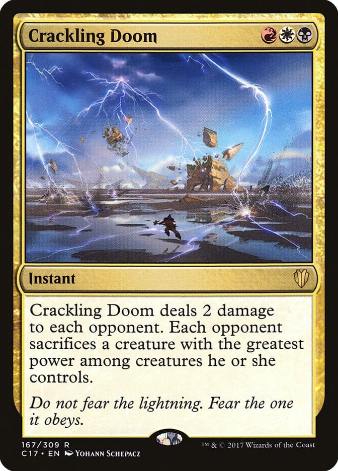 Crackling Doom [Commander 2017] Magic: The Gathering