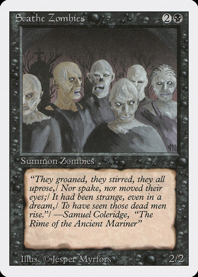 Scathe Zombies [Revised Edition] Magic: The Gathering