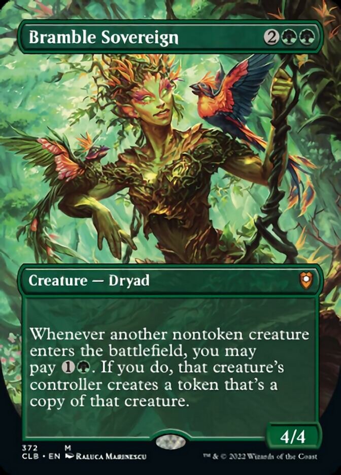Bramble Sovereign (Borderless Alternate Art) [Commander Legends: Battle for Baldur's Gate] Magic: The Gathering