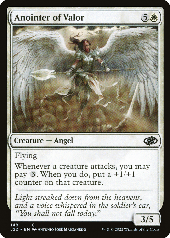 Anointer of Valor [Jumpstart 2022] Magic: The Gathering