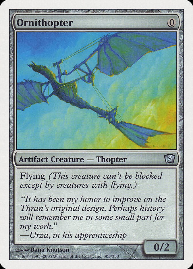 Ornithopter [Ninth Edition] Magic: The Gathering