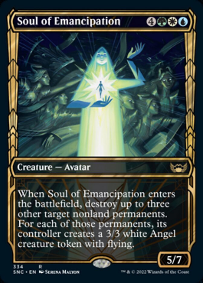 Soul of Emancipation (Showcase Golden Age) [Streets of New Capenna] Magic: The Gathering