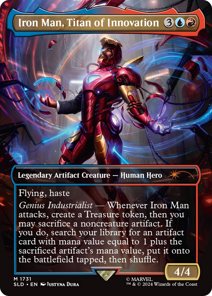 Iron Man, Titan of Innovation [Secret Lair Drop Series] Magic: The Gathering