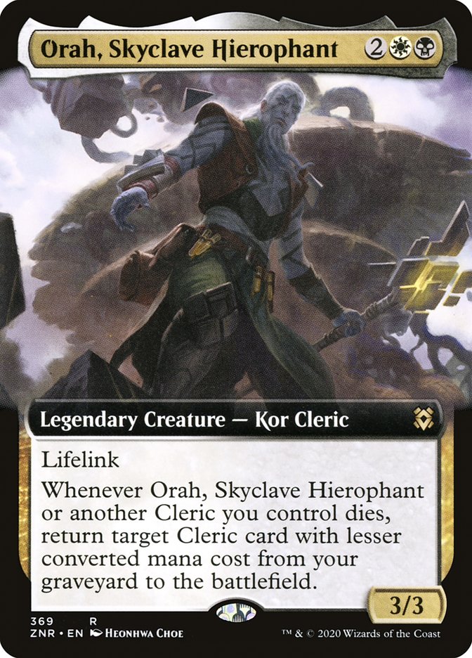 Orah, Skyclave Hierophant (Extended Art) [Zendikar Rising] Magic: The Gathering