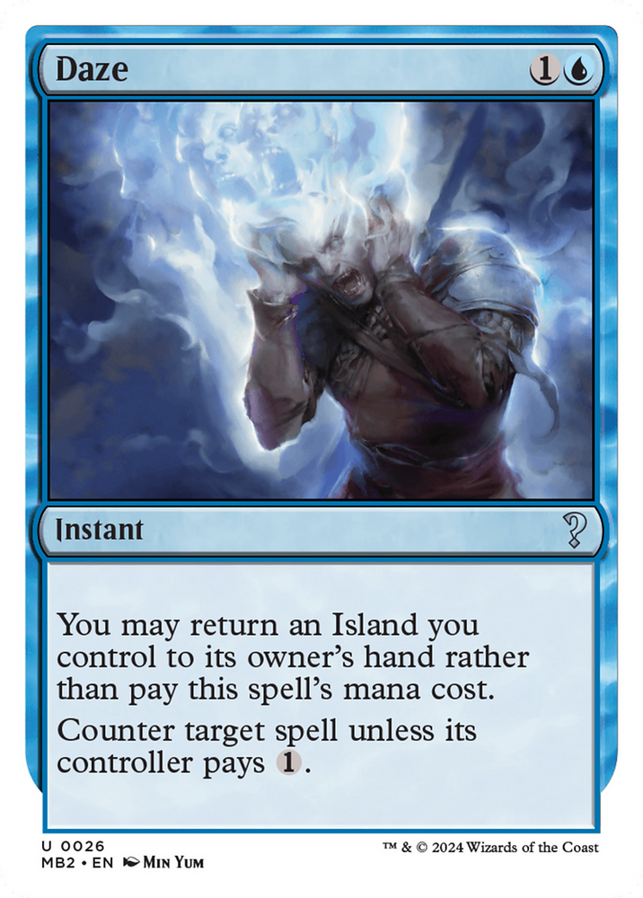 Daze [Mystery Booster 2] Magic: The Gathering
