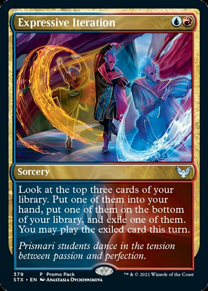 Expressive Iteration (Promo Pack) [Strixhaven: School of Mages Promos] Magic: The Gathering