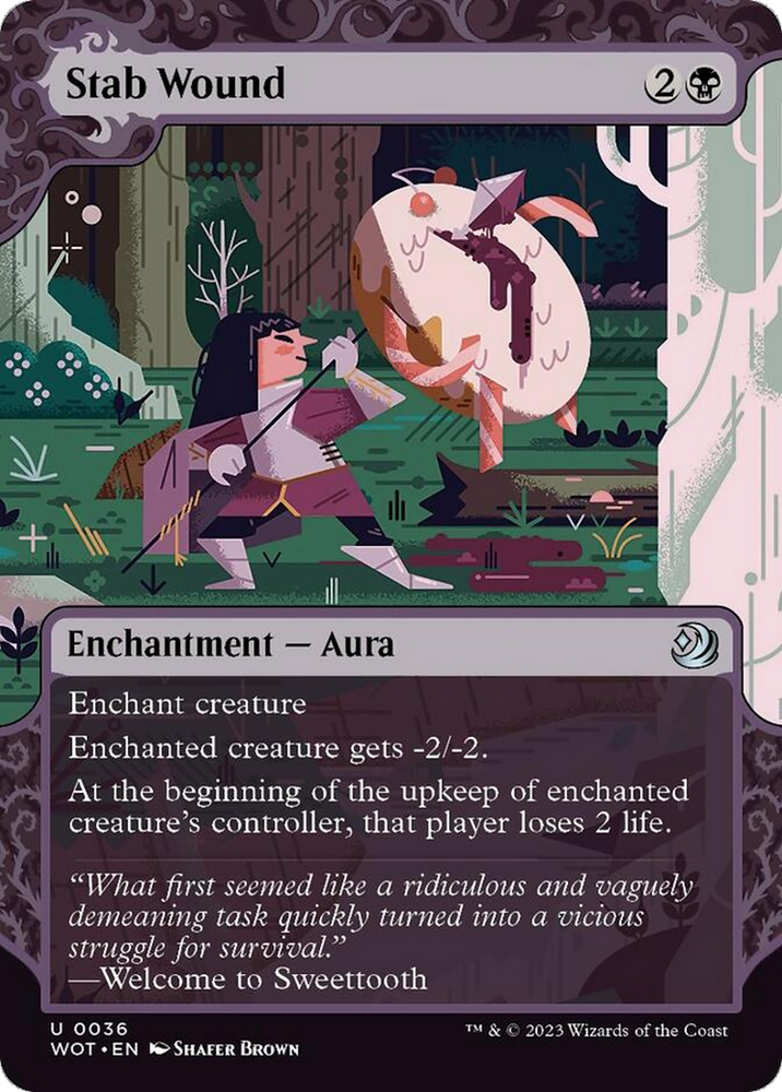 Stab Wound [Wilds of Eldraine: Enchanting Tales] Magic: The Gathering
