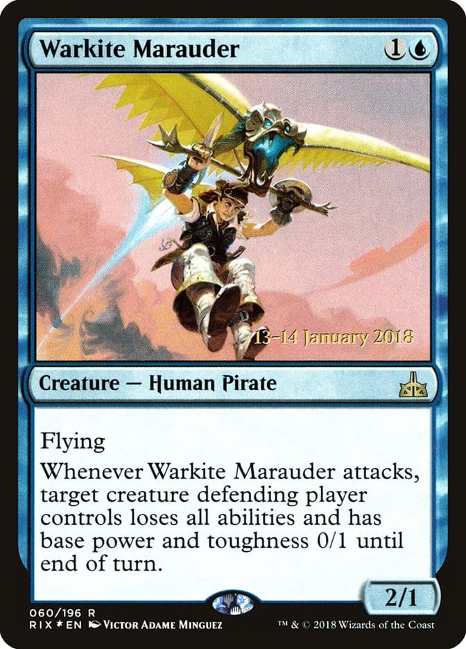 Warkite Marauder [Rivals of Ixalan Prerelease Promos] Magic: The Gathering