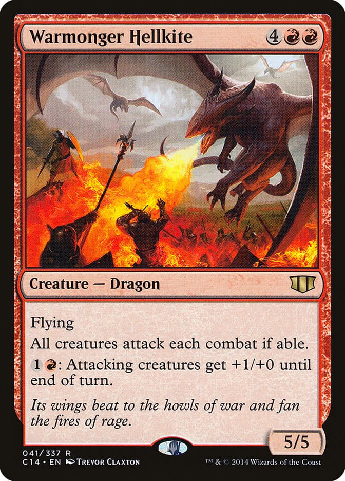 Warmonger Hellkite [Commander 2014] Magic: The Gathering
