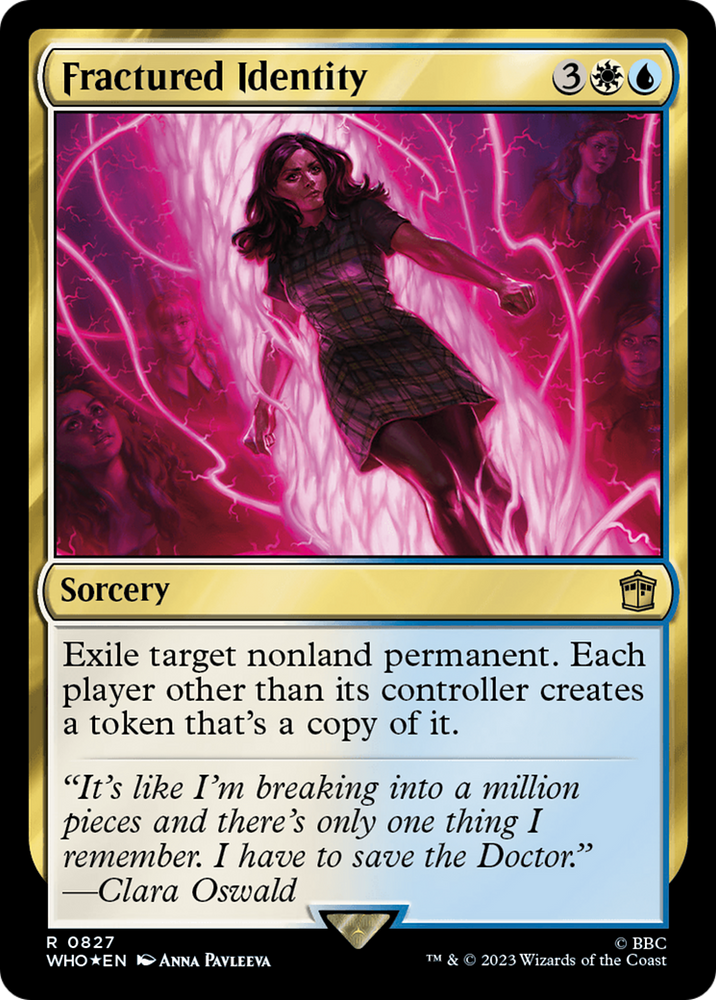 Fractured Identity (Surge Foil) [Doctor Who] Magic: The Gathering