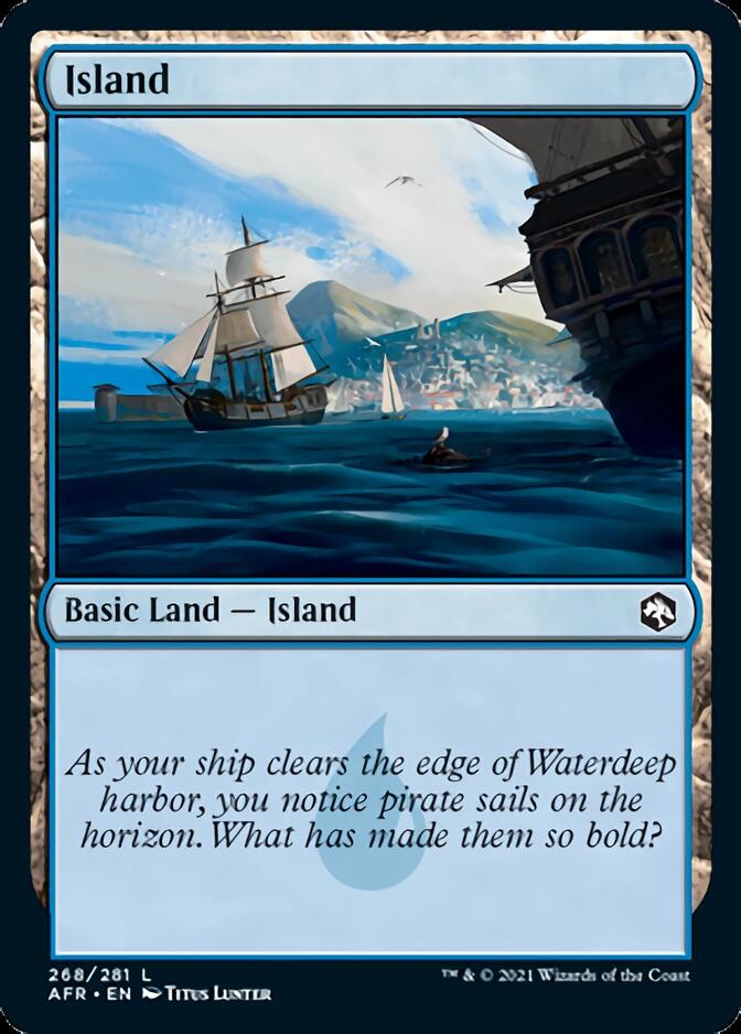 Island (268) [Dungeons & Dragons: Adventures in the Forgotten Realms] Magic: The Gathering