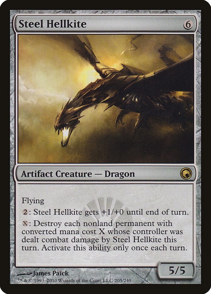 Steel Hellkite [Scars of Mirrodin] Magic: The Gathering