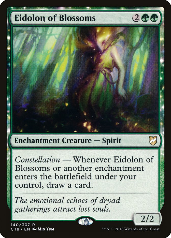 Eidolon of Blossoms [Commander 2018] Magic: The Gathering