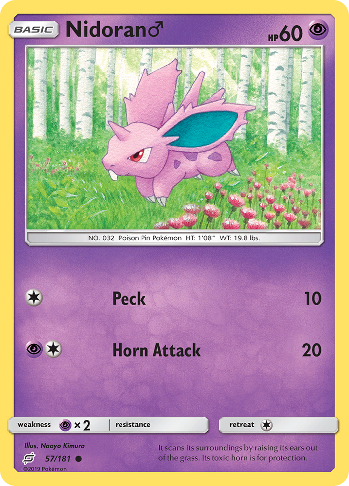 Nidoran (57/181) (Male) [Sun & Moon: Team Up] Pokémon