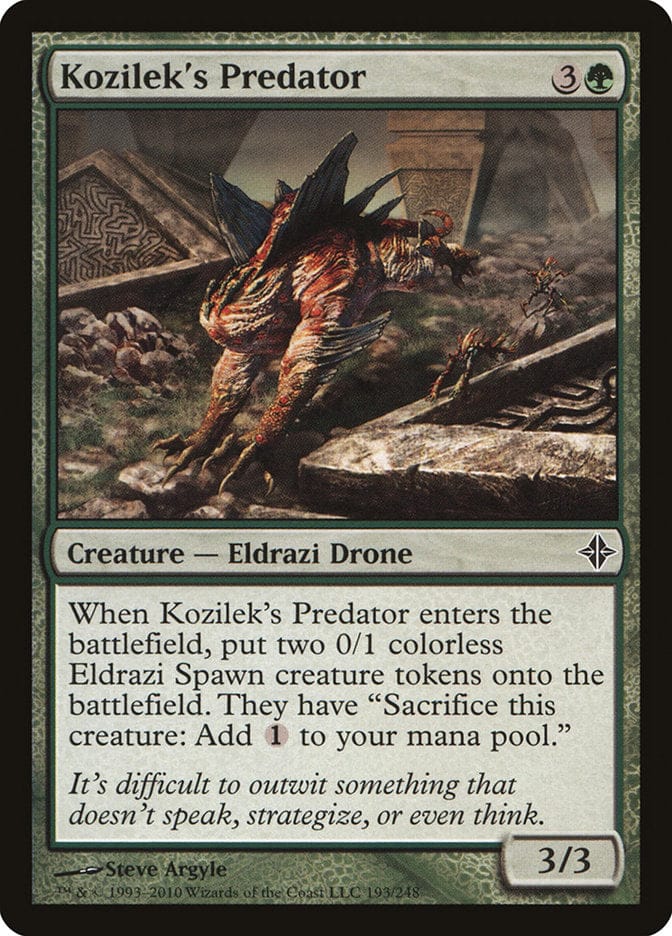 Kozilek's Predator [Rise of the Eldrazi] Magic: The Gathering