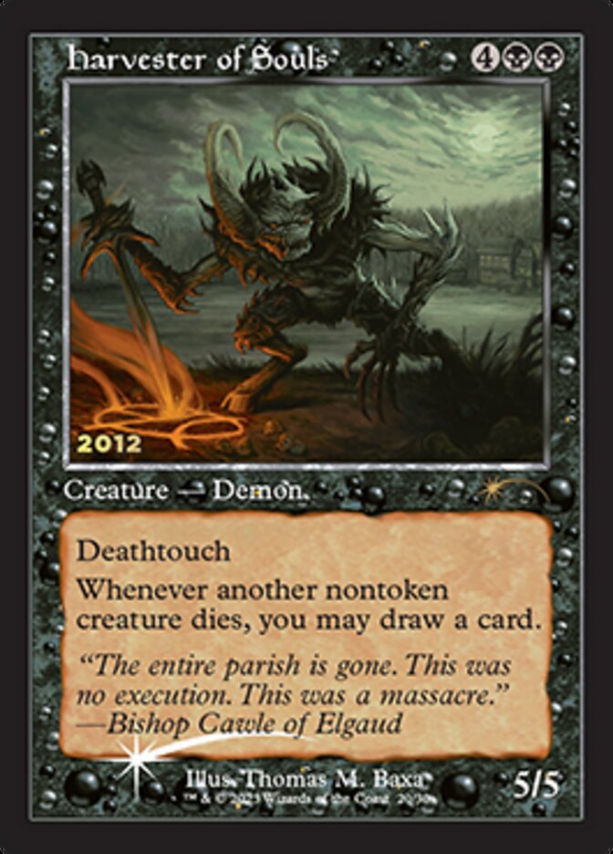 Harvester of Souls [30th Anniversary Promos] Magic: The Gathering