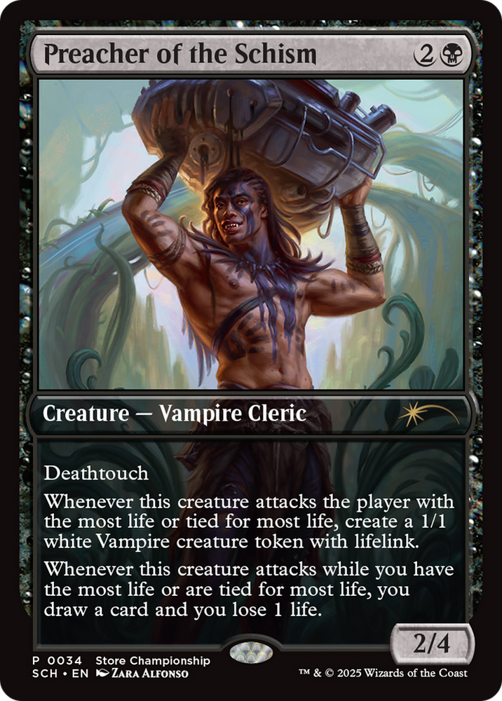 Preacher of the Schism [Store Championships 2025] Magic: The Gathering