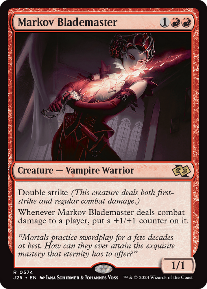 Markov Blademaster [Foundations Jumpstart] Magic: The Gathering
