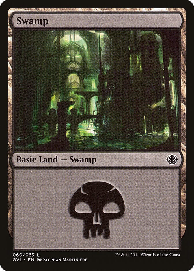 Swamp (60) (Garruk vs. Liliana) [Duel Decks Anthology] Magic: The Gathering
