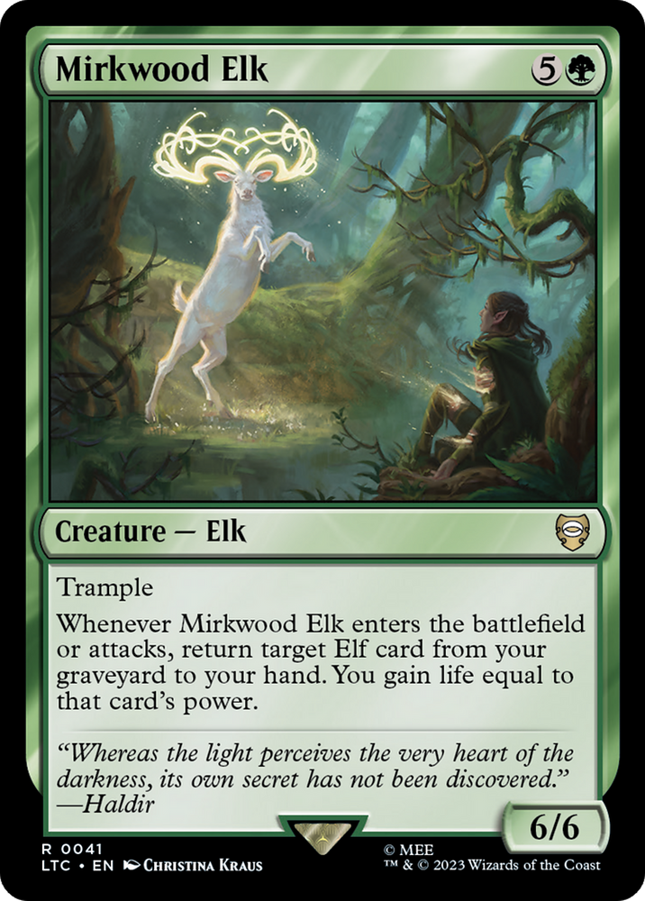 Mirkwood Elk [The Lord of the Rings: Tales of Middle-Earth Commander] Magic: The Gathering