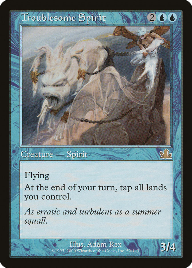 Troublesome Spirit [Prophecy] Magic: The Gathering