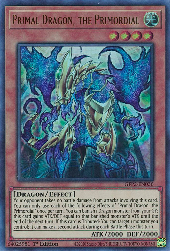 Primal Dragon, the Primordial [GFP2-EN036] Ultra Rare - Yugioh Cards For Your TCG Needs!