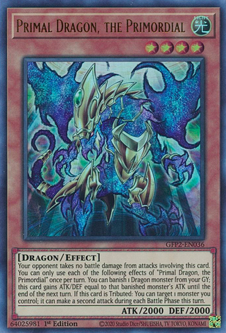 Primal Dragon, the Primordial [GFP2-EN036] Ultra Rare - Yugioh Cards For Your TCG Needs!