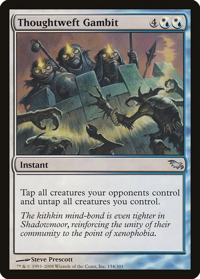 Thoughtweft Gambit [Shadowmoor] Magic: The Gathering